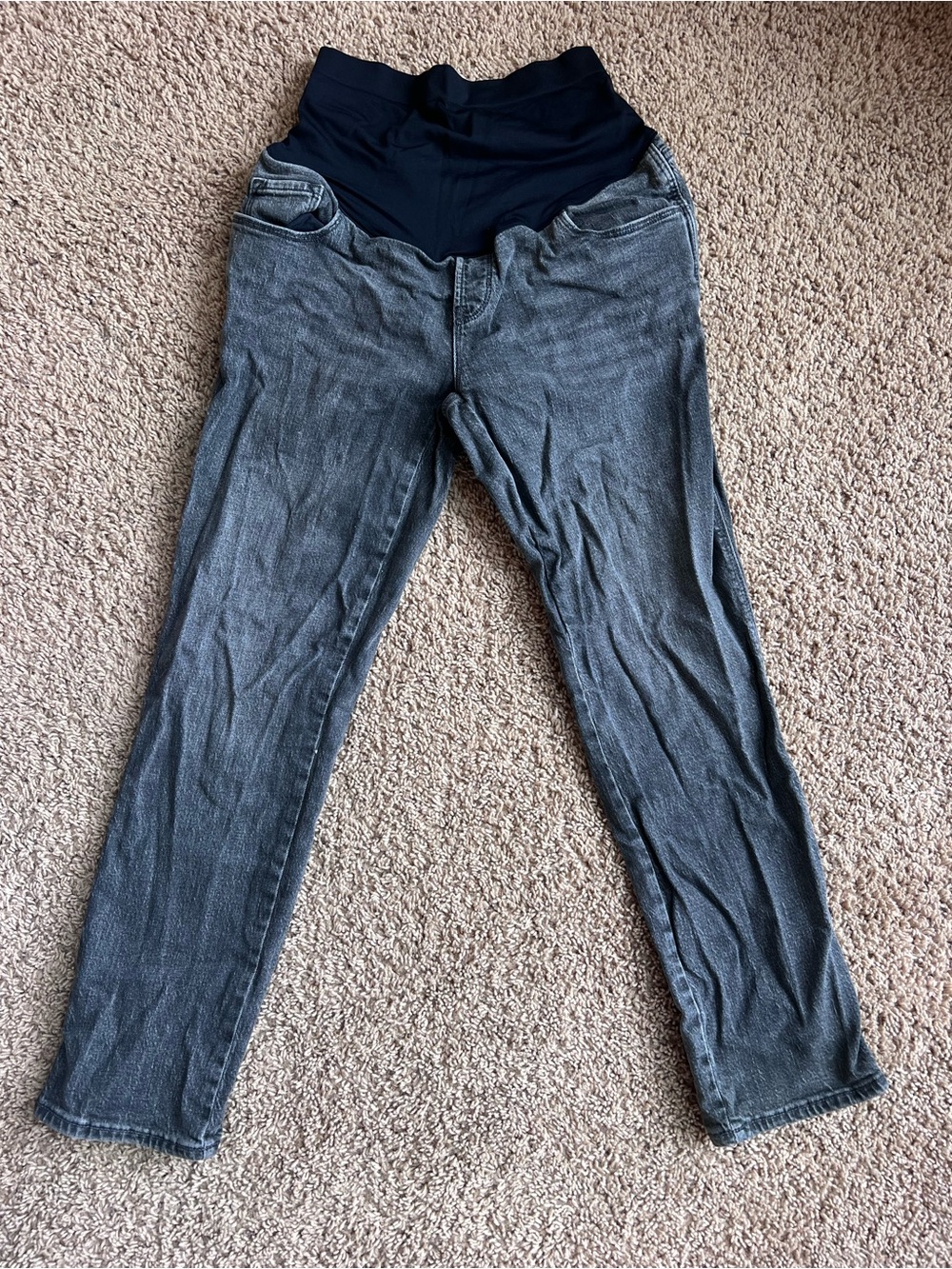 Old Navy Washed Black Maternity Vintage Slim